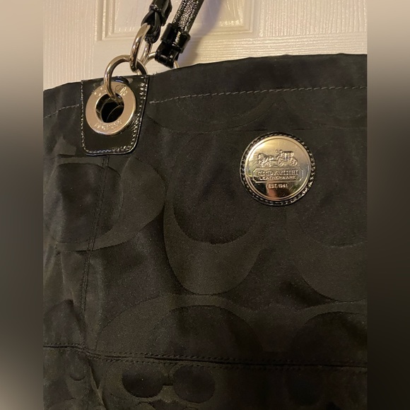 Black Coach Shoulder bag - Picture 3 of 4